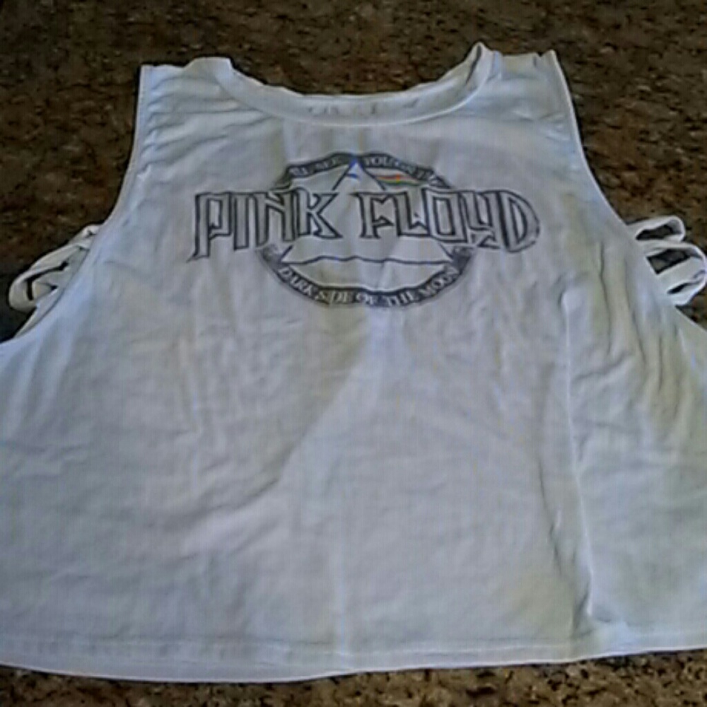 Pink Floyd Lyric Culture crop top